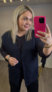 Fransa FrSenna Night Sky Burgundy Geometric Printed Top