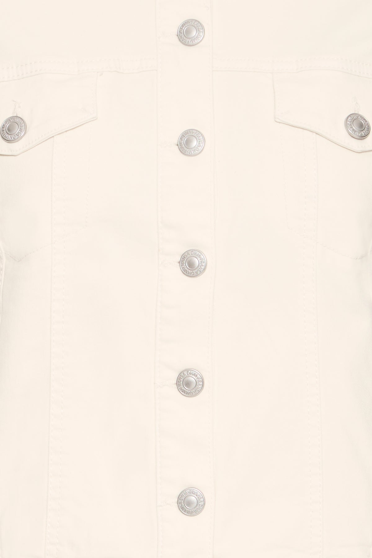 Fransa FrVotwill Whisper White Soft Stretch Denim Jacket