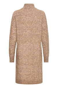 Fransa Frsanny Cocoa Melange Knitted Jumper Dress