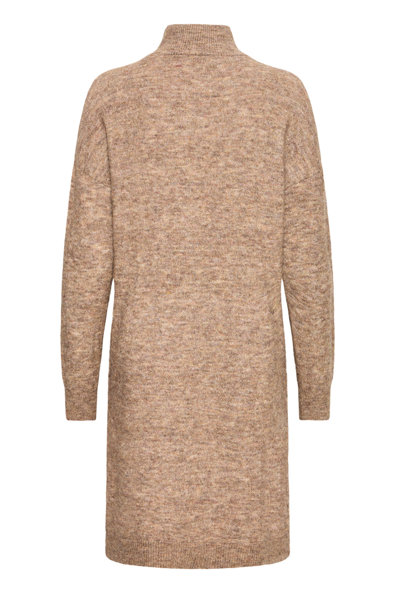 Fransa Frsanny Cocoa Melange Knitted Jumper Dress