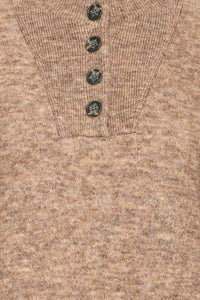 Fransa Frsanny Cocoa Melange Knitted Jumper Dress