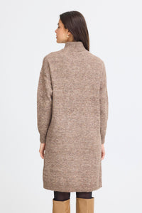 Fransa Frsanny Cocoa Melange Knitted Jumper Dress