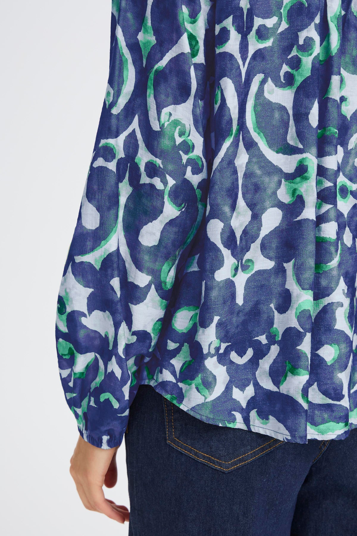 Fransa FrAriana Smokey Olive Printed Blouse, 20617394