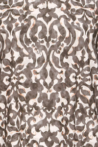 Fransa FrSeen Smokey Olive Abstract Print 3/4 Sleeve Top, 20617416