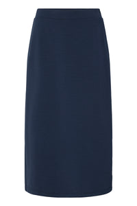 Fransa FrAurora Navy Blazer Modal Midi Skirt, 20617556