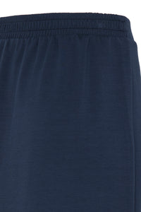 Fransa FrAurora Navy Blazer Modal Midi Skirt