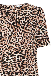 B.Young Bymmjoella Birch Leopard Print Top