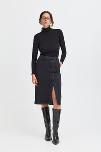 B.Young Bymmorla Black Rollneck Knit, 20815298