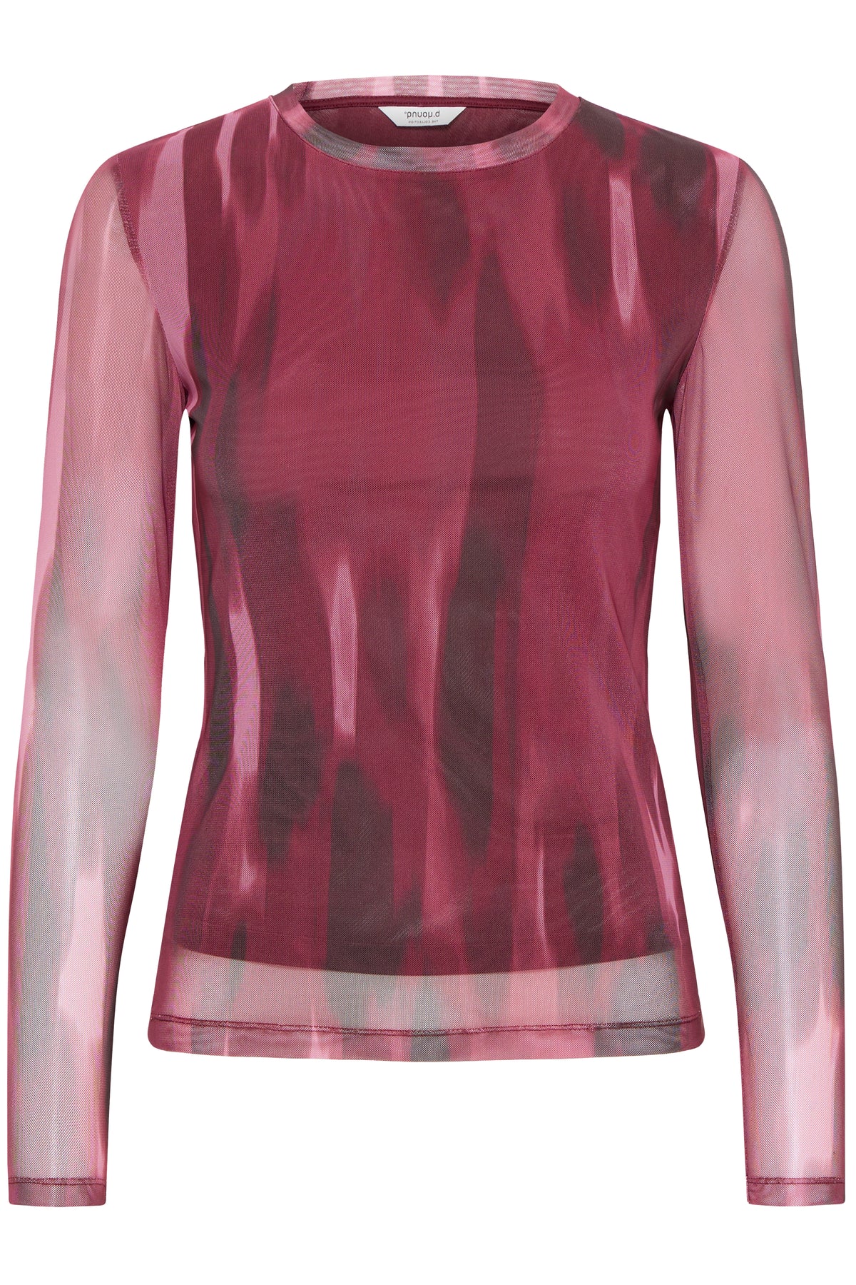 B.Young Bypaloma Port Royale Printed Long Sleeve Mesh Top