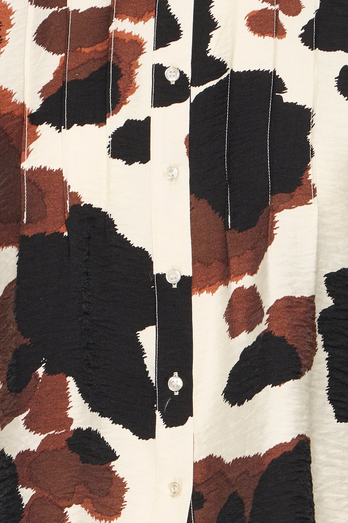 B.Young ByIhamma Birch Cow Print Blouse