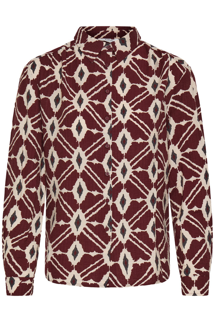 B.Young Ikaia Port Royale Ikat Printed Shirt, 20818176
