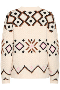 B.Young ByMelpa Birch Melange Printed Supersoft Cardigan