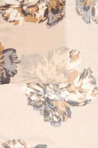 B.Young ByWallam String Beige Floral Print Scarf