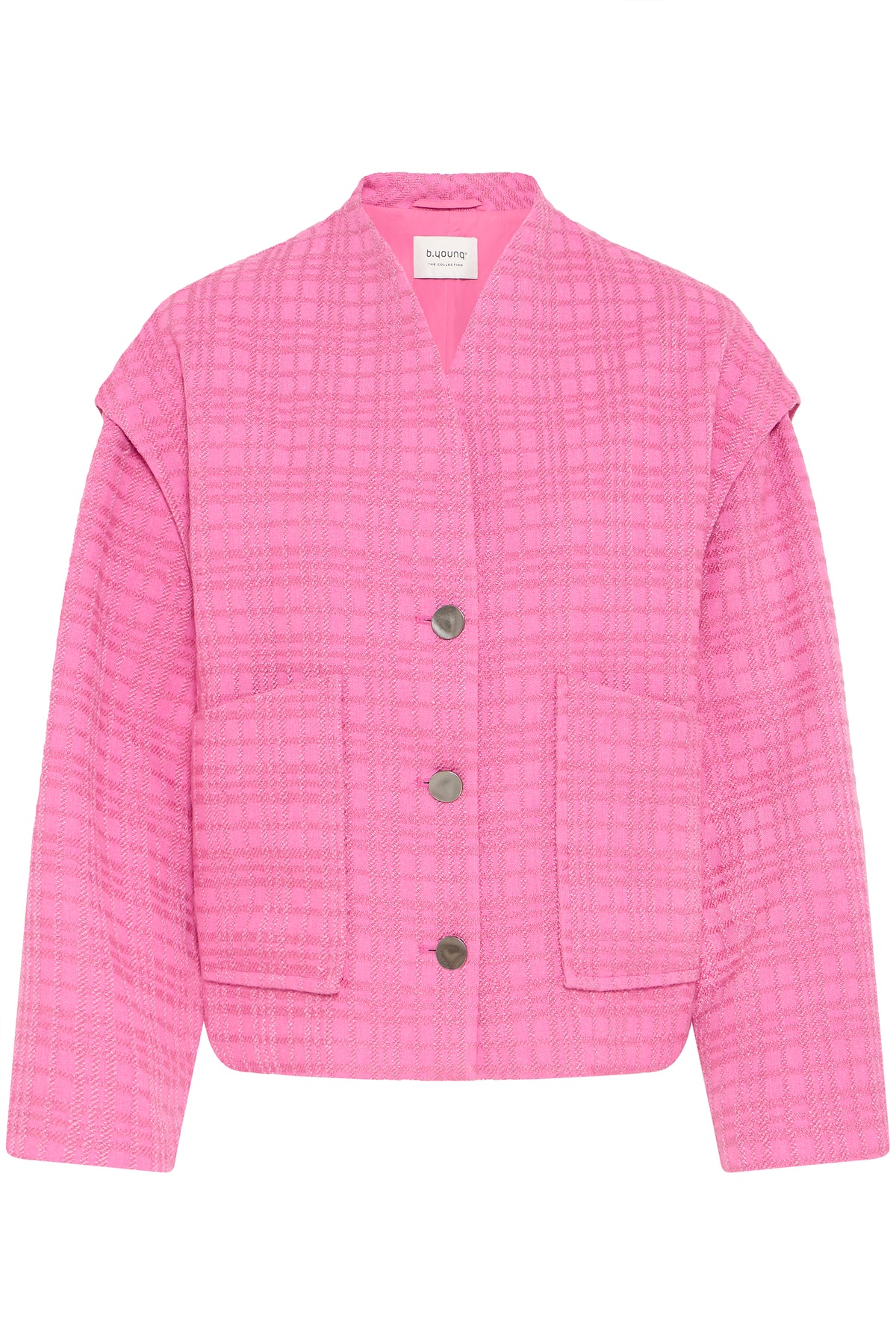 B.Young ByCampia Phlox Pink Textured Jacket, 20818452