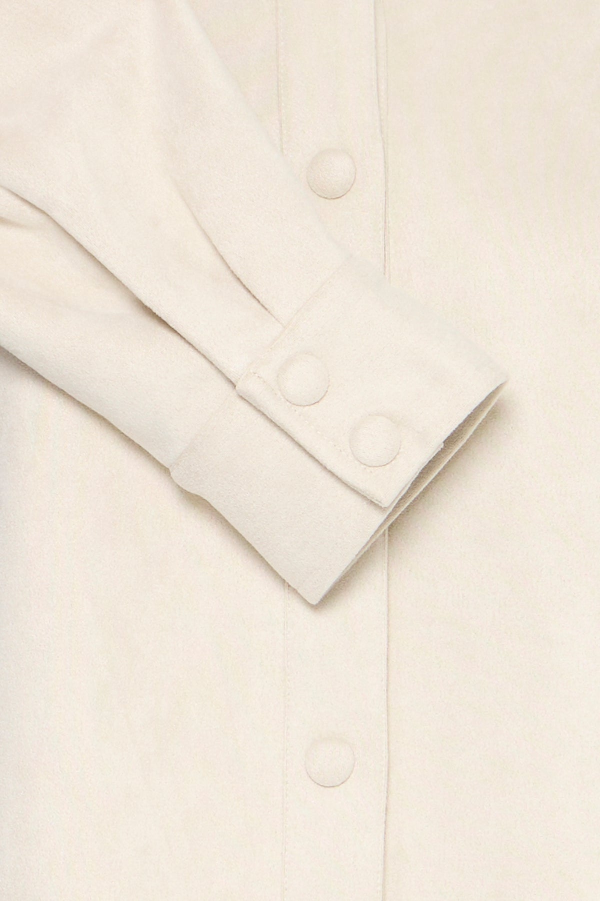 B.Young ByTomira Beige Laser Cut Shirt Jacket