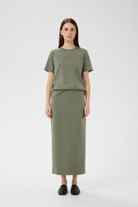 InWear Aida Mulled Basil Modal Ankle Length Tube Skirt, 30109092
