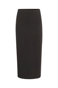 InWear Aida Black Modal Ankle Length Tube Skirt, 30109092