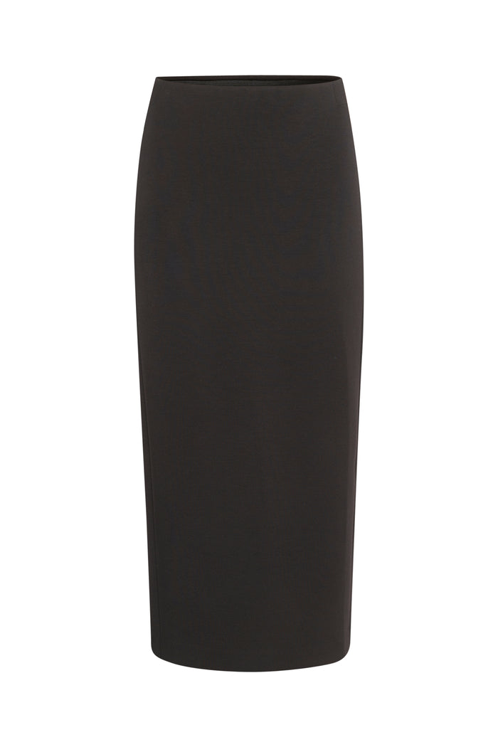 InWear Aida Black Modal Ankle Length Tube Skirt, 30109092