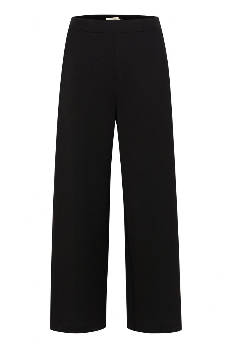 InWear Gincette Black Modal Wide Leg Joggers