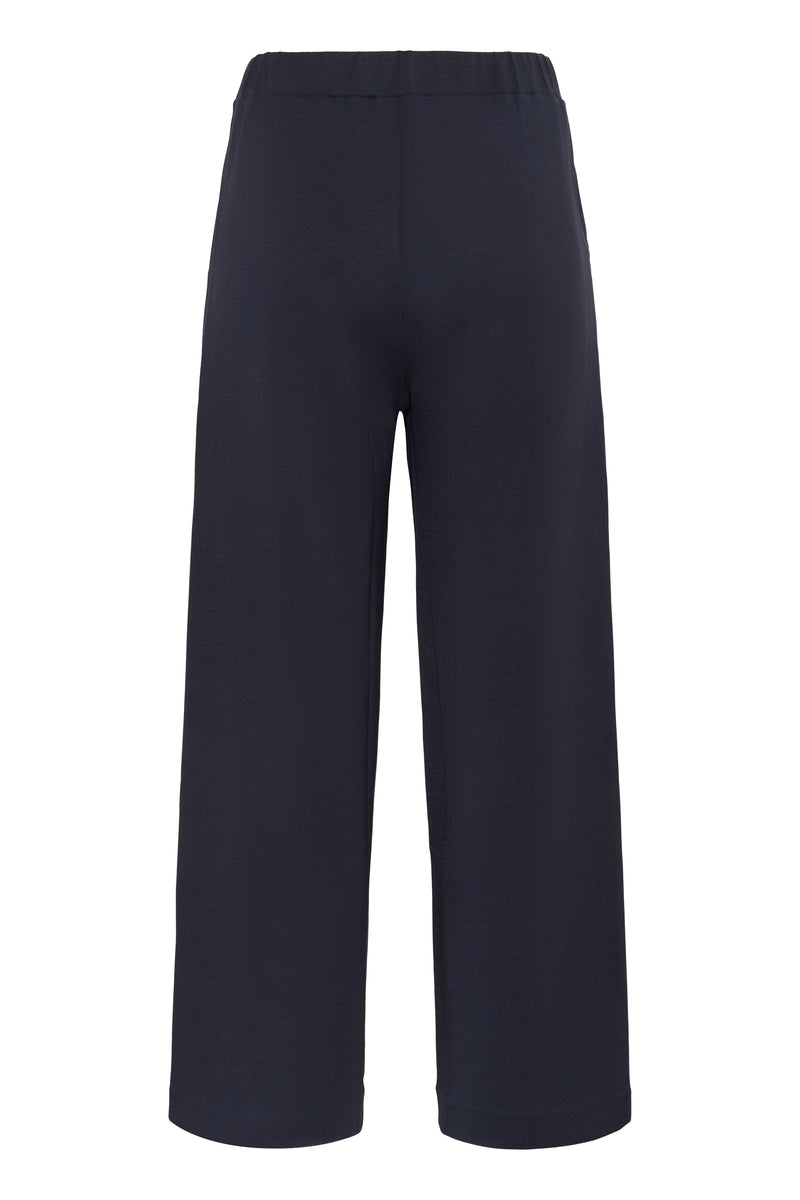 InWear Gincent Marine Blue Modal Wide Leg Joggers