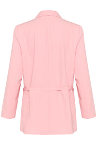 InWear Naxa Baby Pink Oversized Longline Blazer