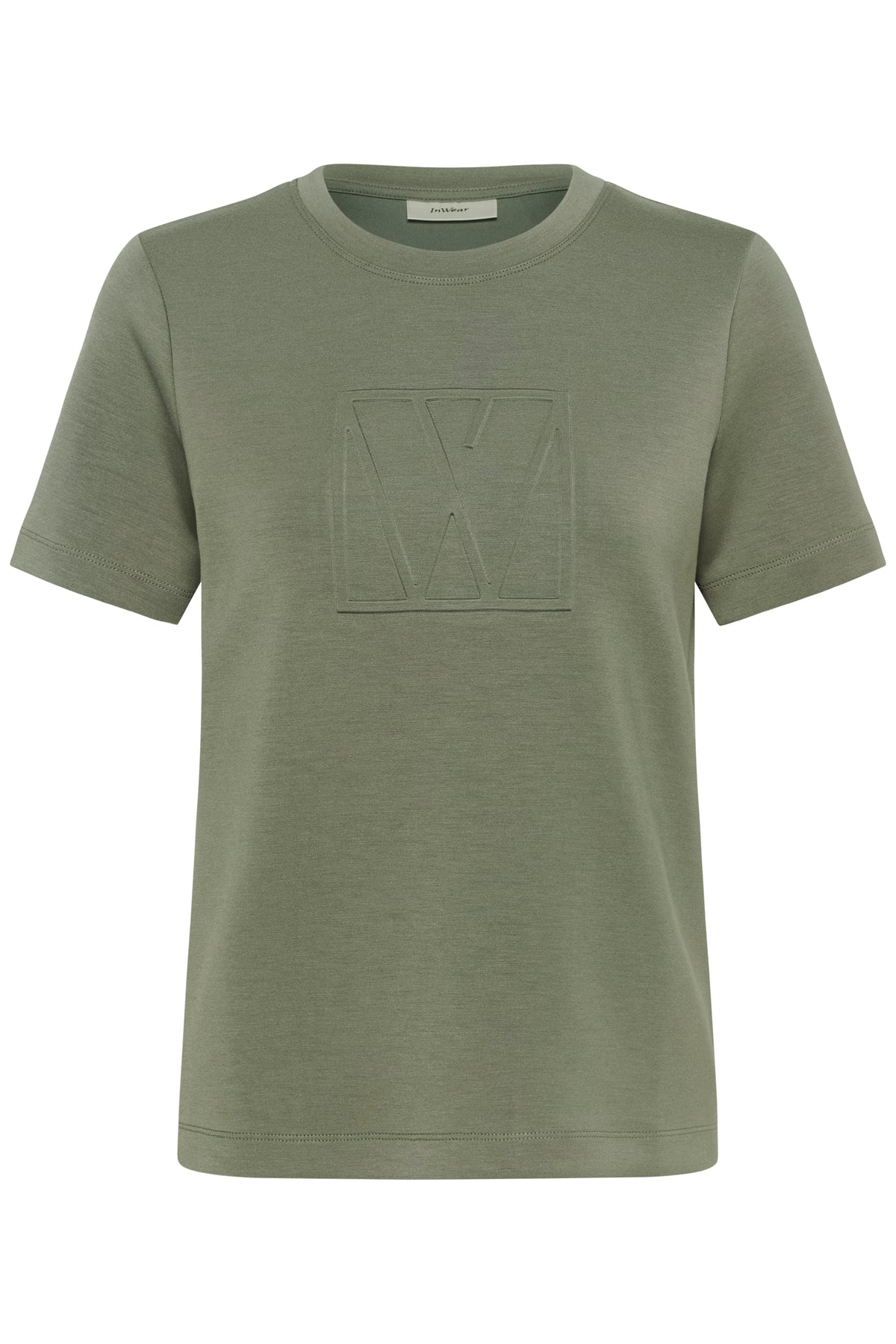 InWear Vincent Mulled Basil Embossed Logo T-Shirt, 30110517