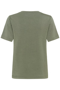 InWear Vincent Mulled Basil Embossed Logo T-Shirt, 30110517
