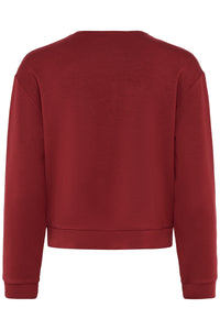 InWear Gida Vincent Burgundy Modal Cardigan Jacket