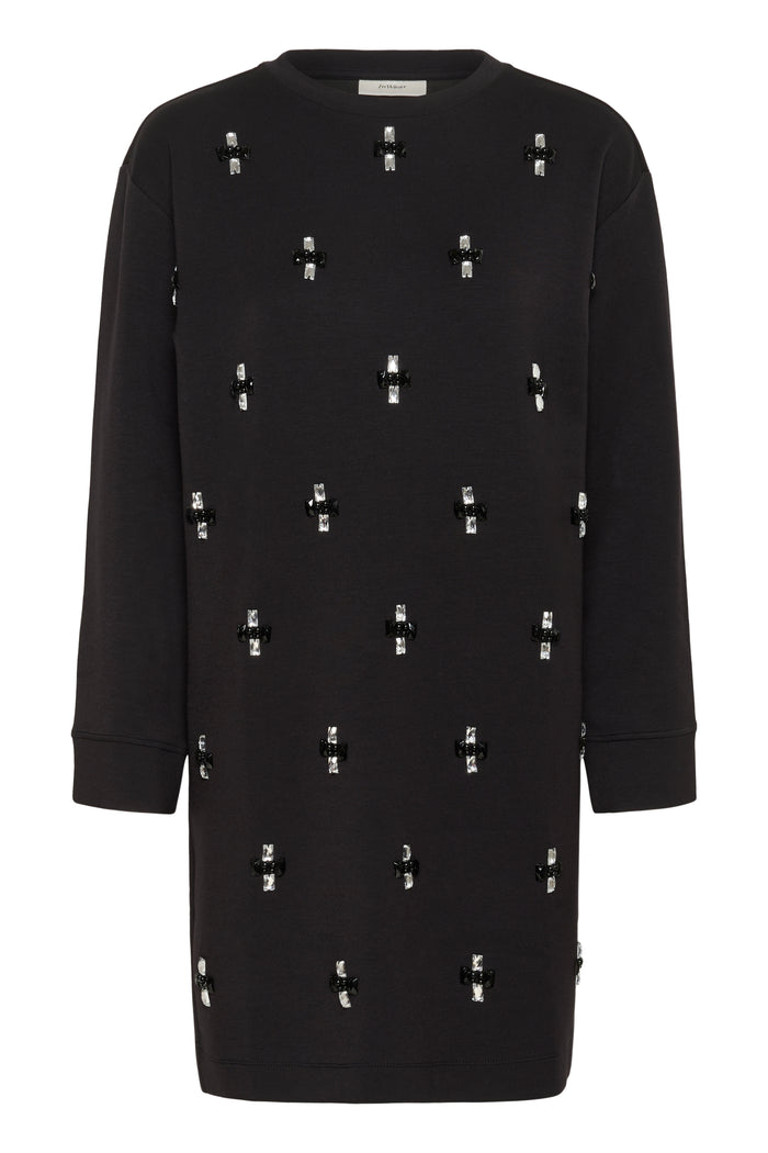 InWear Kincent Black Modal Deco Tunic Dress