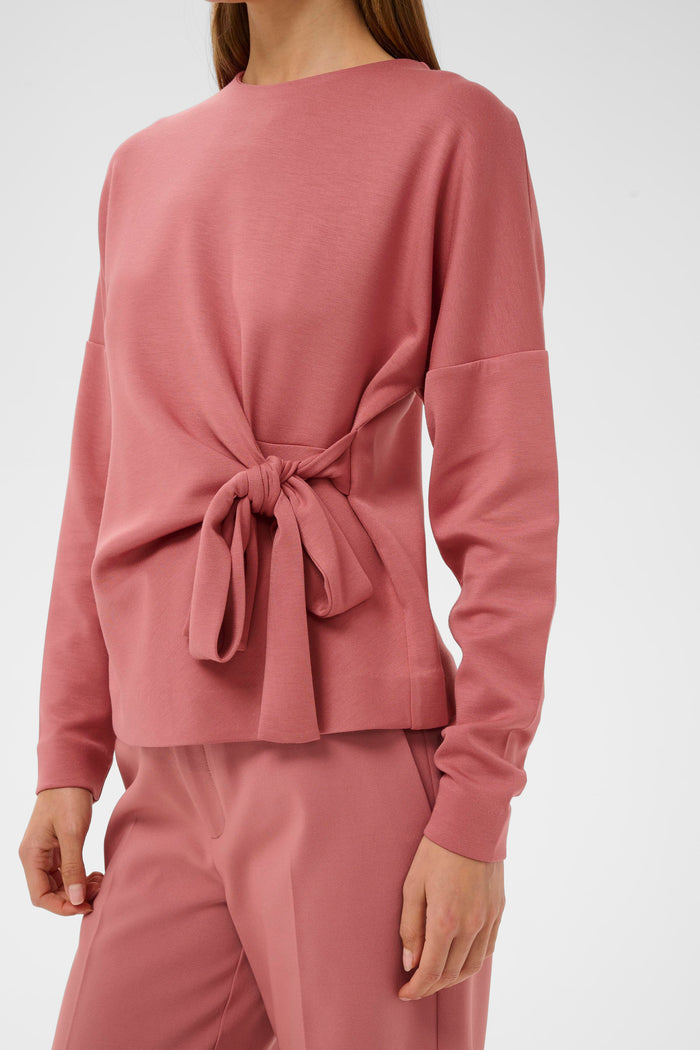 InWear TriIW Vincent Withered Rose Knot Tie Modal Top, 30112203
