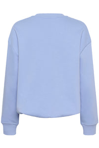 Soaked in Luxury Rolanda Hydrangea Blue Cropped Balloon Supersoft Sweatshirt, 30408877