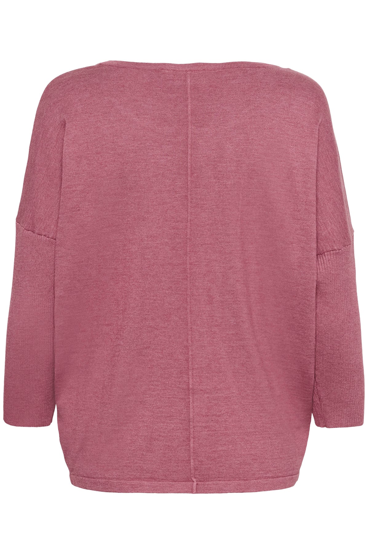 Saint Tropez Mila Dusky Pink Melange Round Neck Knit