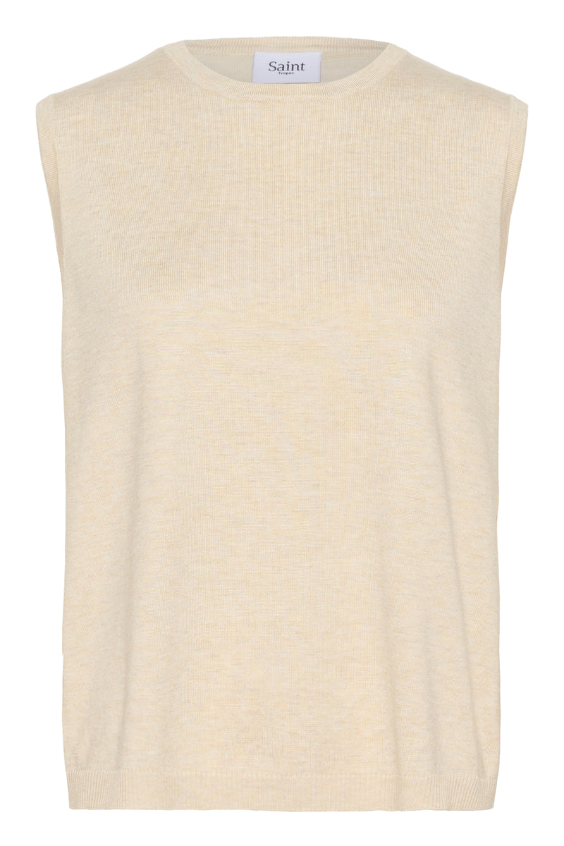 Saint Tropez Mila Cream Knitted Vest