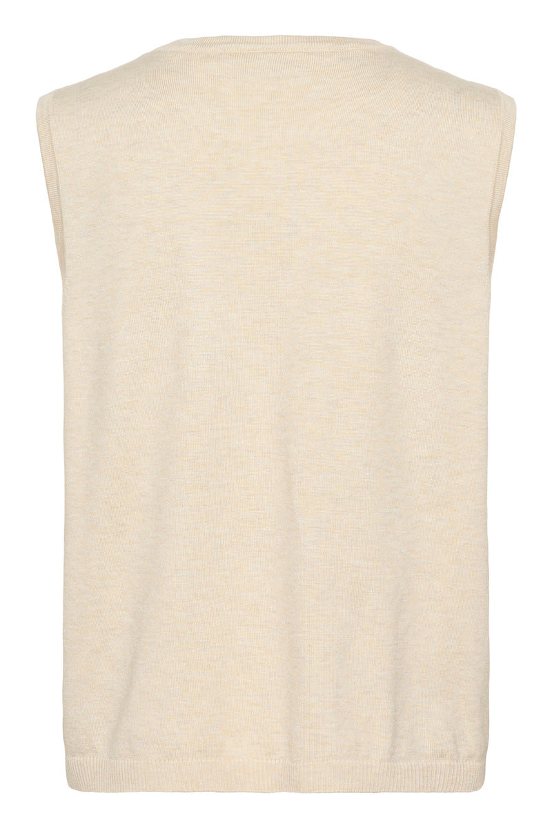 Saint Tropez Mila Cream Knitted Vest