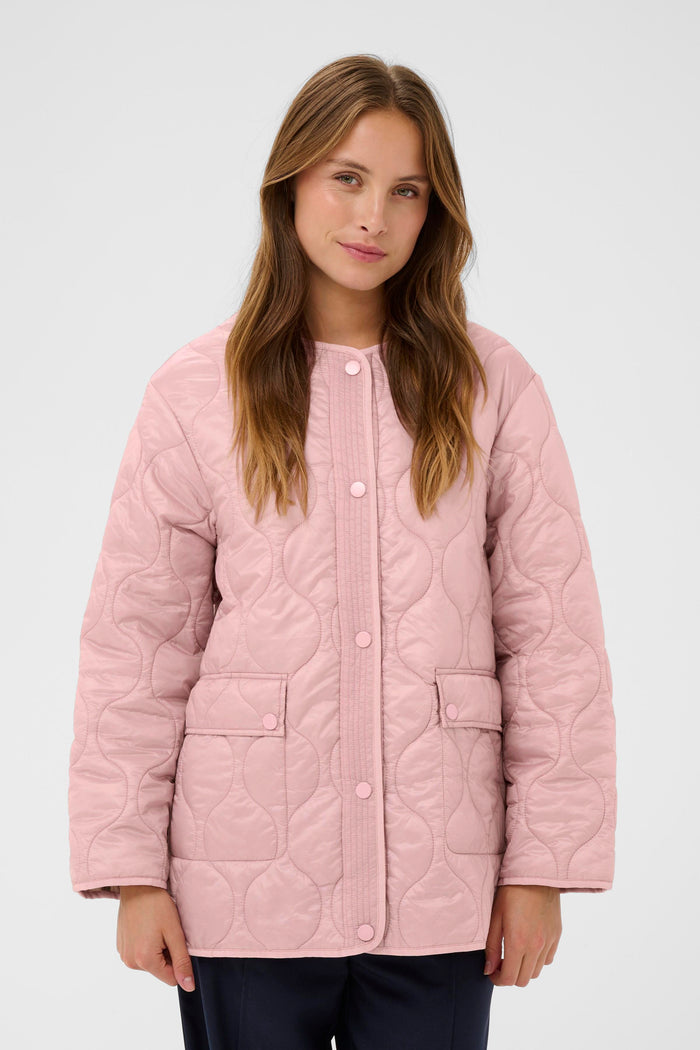 Saint Tropez Ottavia Zephyr Pink Quilted Jacket, 30514668