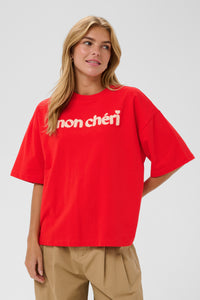 Saint Tropez Panna Fiery Red Sweatshirt T-Shirt, 30514915
