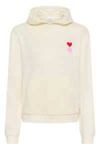 Saint Tropez Pixilina Baby's Breath Fleece Lined Logo Back Print Hoodie, 30514918