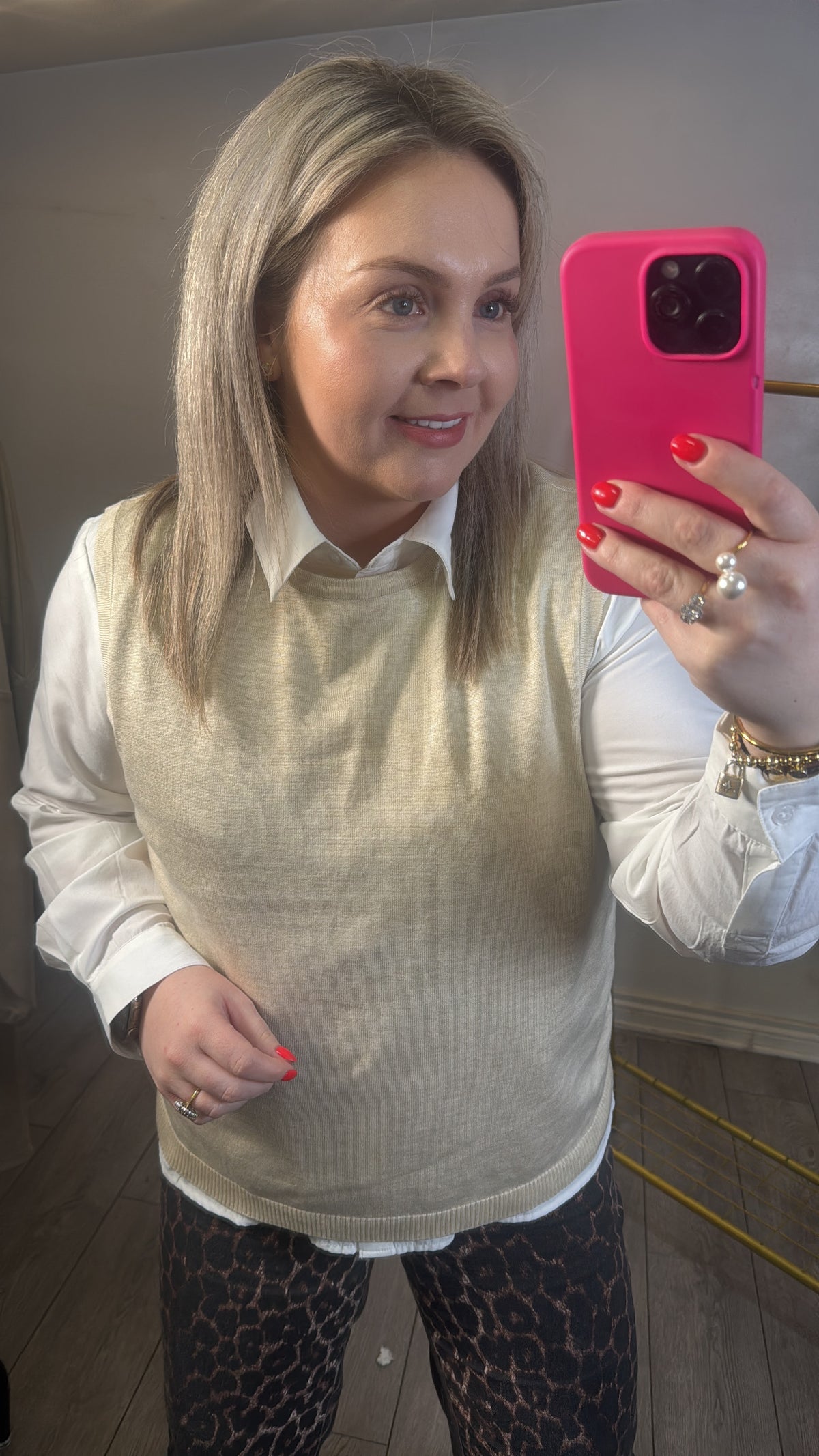 Saint Tropez Mila Cream Knitted Vest