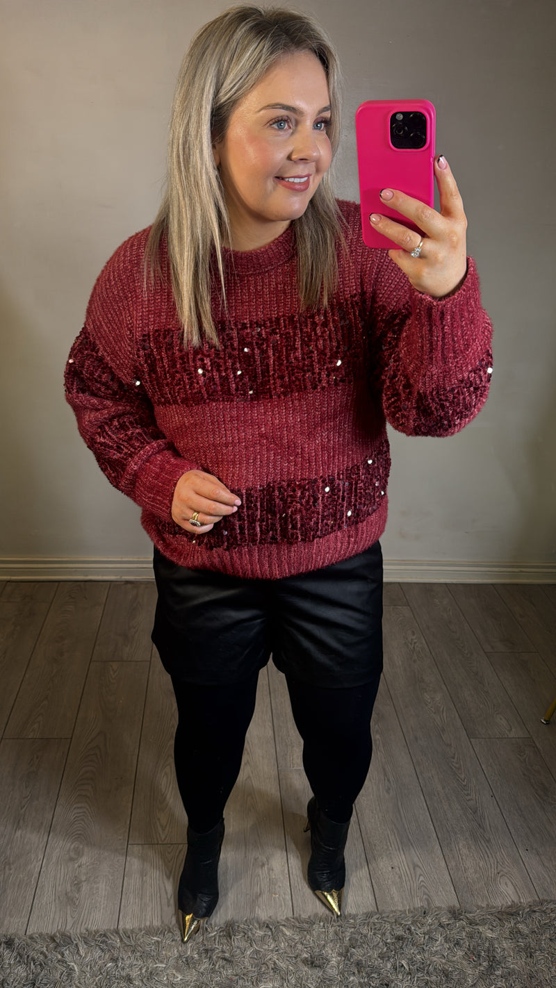 Garcia Black Faux Leather Shorts