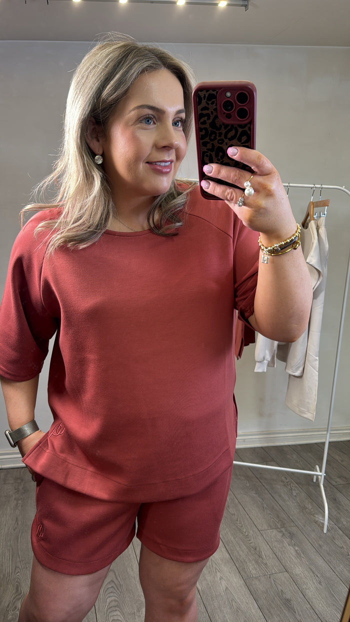 B.Young ByPusti Marsala Modal Shorts, 20818709