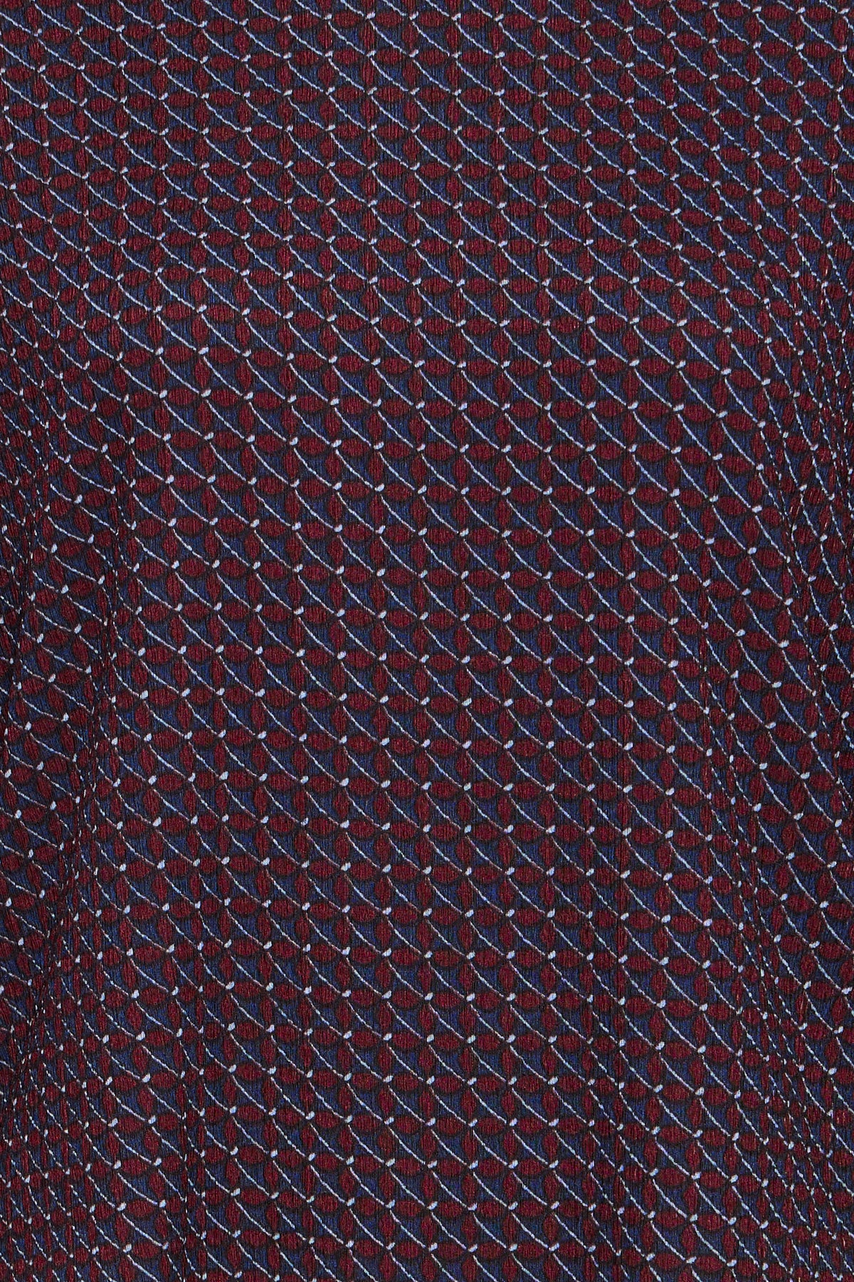 Fransa FrSenna Night Sky Burgundy Geometric Printed Top