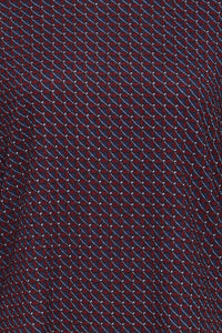 Fransa FrSenna Night Sky Burgundy Geometric Printed Top