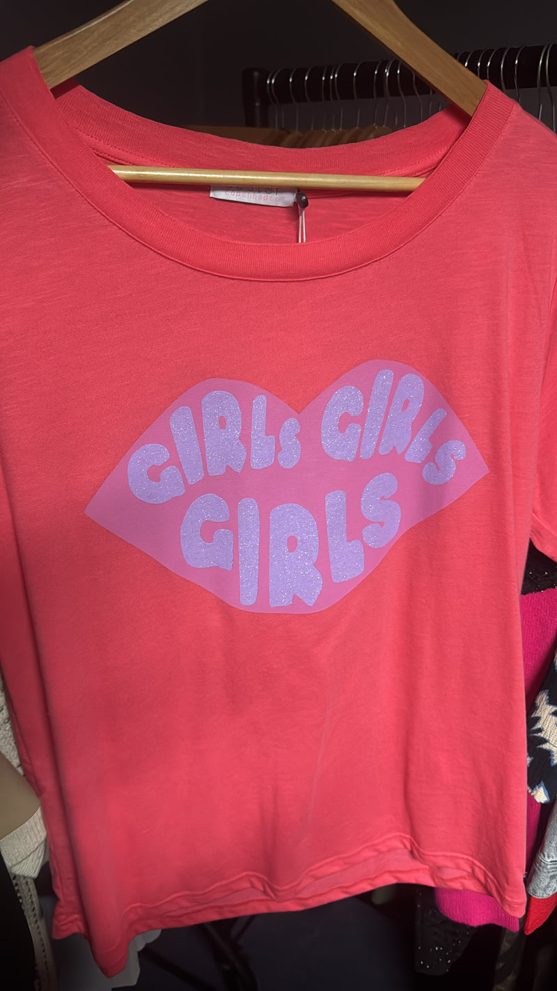 Coster Copenhagen Pink Logo T-Shirt