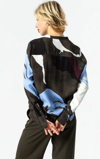 Coster Copenhagen Shadow Graphic Print Blouse