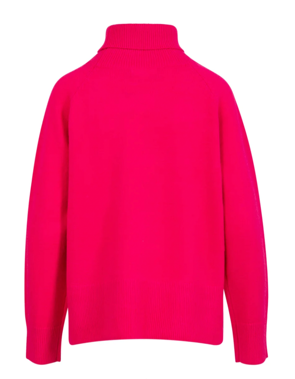 Coster Copenhagen Hot Pink Cowl Neck Longline Knit