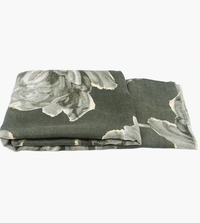 Ruby 67 Eleanor Khaki Floral Scarf