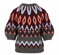 Coster Copenhagen Burgundy Knitted Zipped Cardigan Jacket