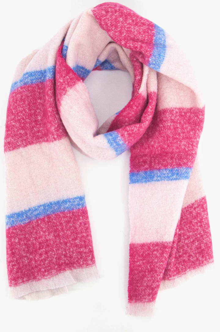 Ruby 67 Zola Fuchsia/Blue Block Stripe