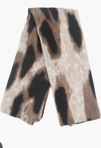 Ruby 67 Lois Neutral Leopard Supersoft Scarf