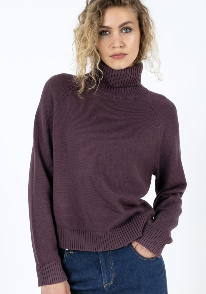 Coster Copenhagen Bordeaux Cowl Neck Knit
